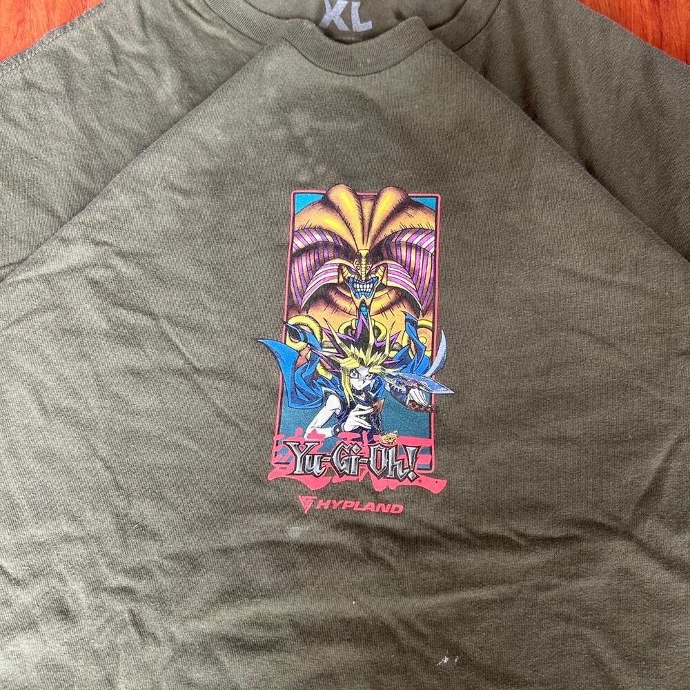Yu-Gi-Oh! x Hypland crazy anime vtg Y2K tee shirt